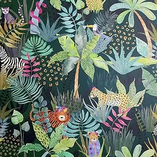 Arthouse Hidden Jungle Emerald Wallpaper -907604