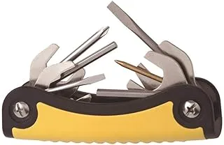 New T-2 Scuba Toolpack Multi Tool (Yellow) for Repairing & Adjusting Scuba Diving Regulators (11 Stainless Steel Tools)