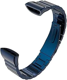 Metal Replacement Wrist Belt for Huawei Band 3 Pro (Blue Bamboo)