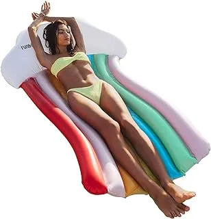 FUNBOY Inflatable Loungers for Adults, Luxury Rafts for Summer Pool Party