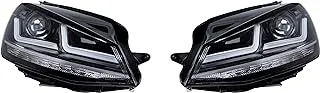 OSRAM Ledhl104-Cm Osram Ledriving Golf 7 Led Headlight, Chrome Edition As Xenon Replacement, Led Upgrade, Ledhl104-Cm, Complete Set - 2 headlights left + right