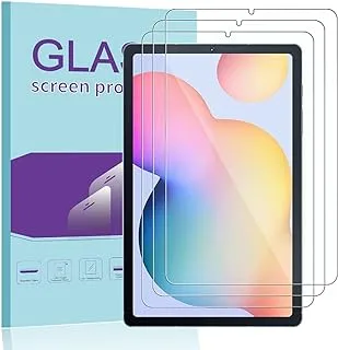 Janmitta AWH Screen Protector for Samsung galaxy Tab S6 Lite [2 Pack], 9H High-Definition Tempered Glass [Ultra Thin][Anti-Bubble] Protective Film