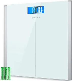 Etekcity Digital Body Weight Bathroom Scale with Step-On Technology, 400 Lb, White