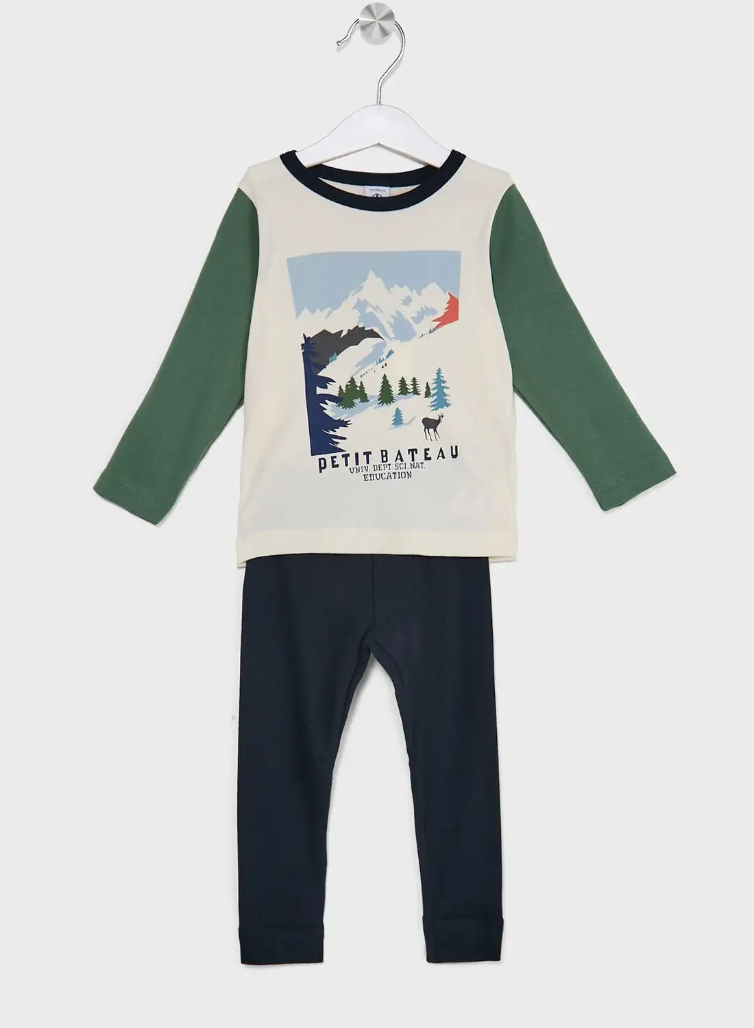 Petit Bateau Youth Printed Pyjama Set