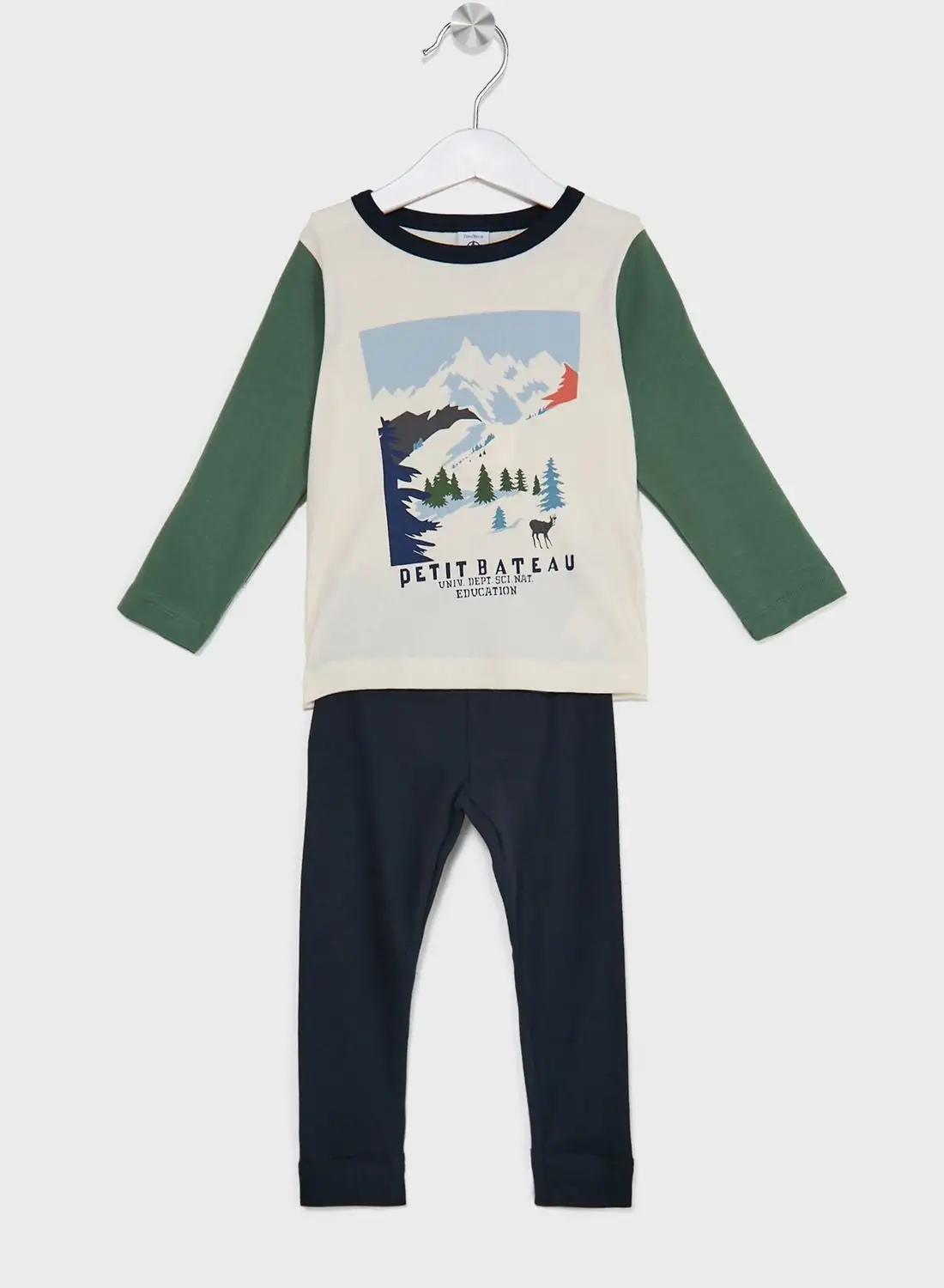 Petit Bateau Kids Printed Pyjama Set