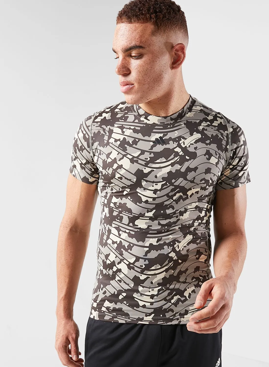 Adidas Techfit Aop T-Shirt