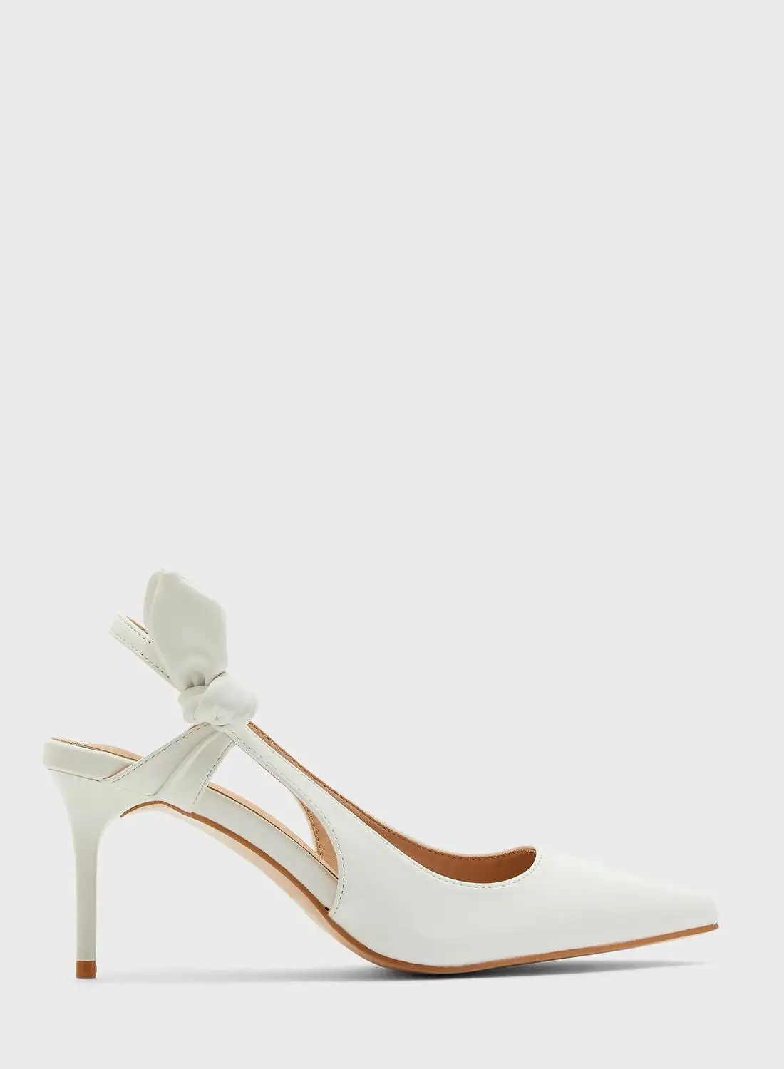 ELLA Knot Detail Slingback Pointed Pump