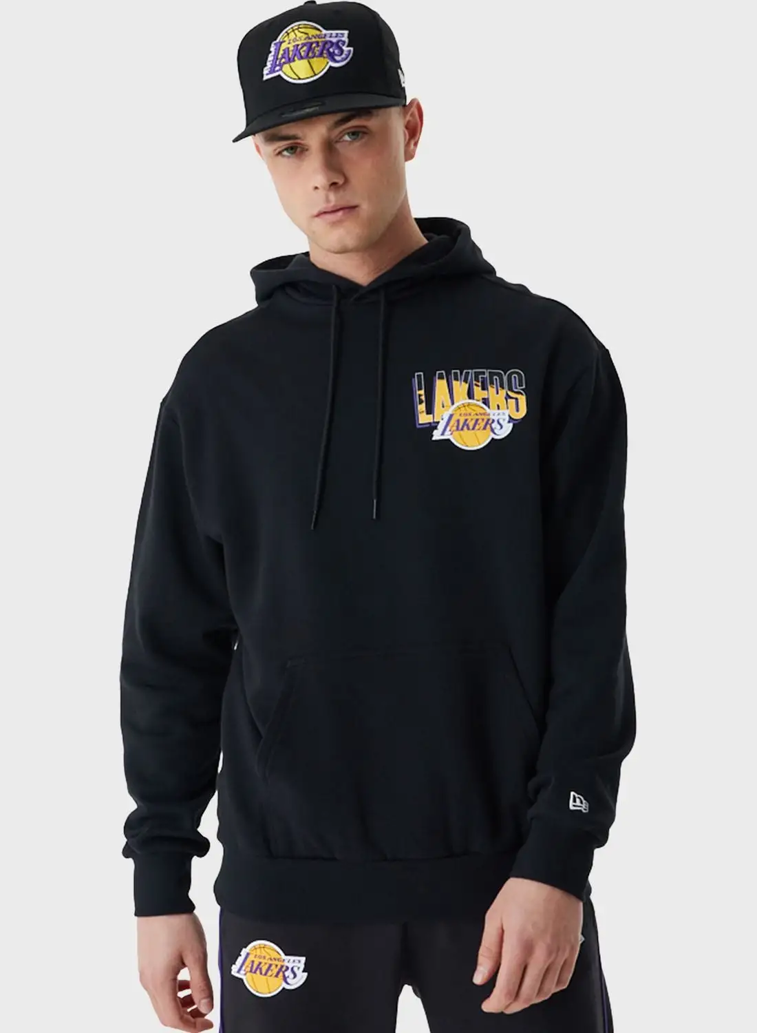 NEW ERA Los Angeles Lakers Skyline Graphic Hoodie