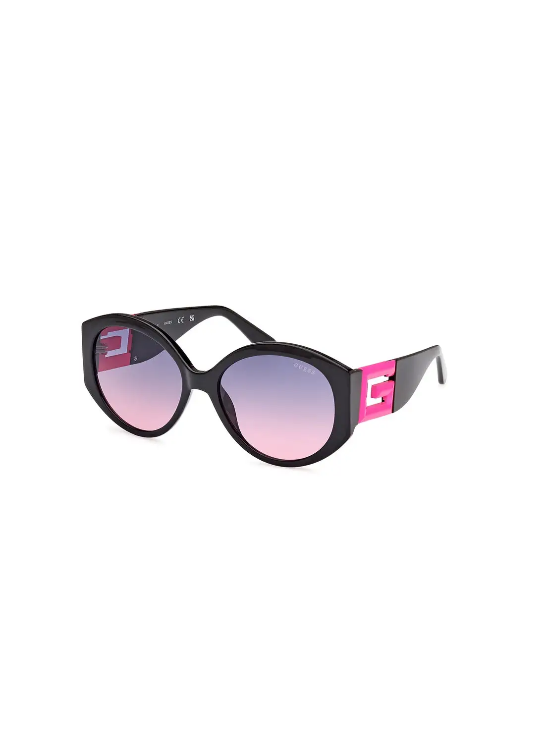 GUESS Women's UV Protection Round Sunglasses - GU791774T56 - Lens Size: 56 Mm