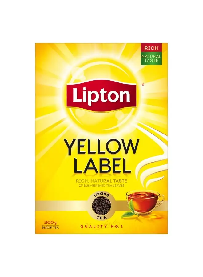 Lipton Yellow Label Black Loose Tea 200grams