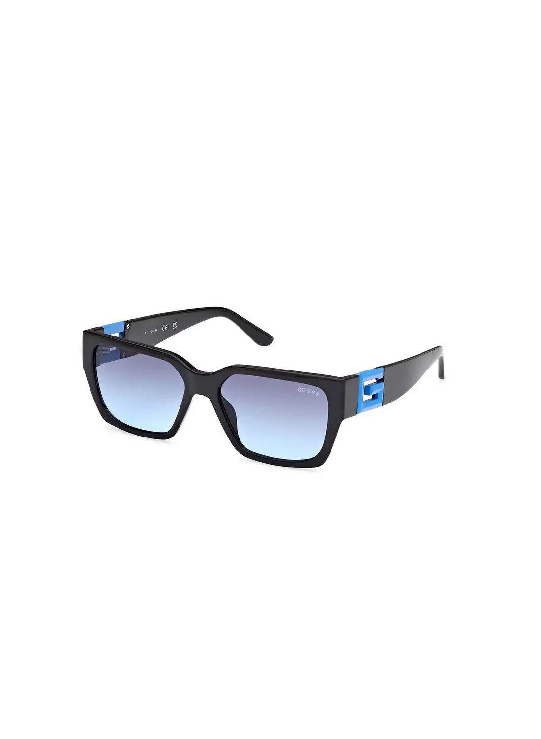 GUESS Unisex UV Protection Square Sunglasses - GU791692W55 - Lens Size: 55 Mm