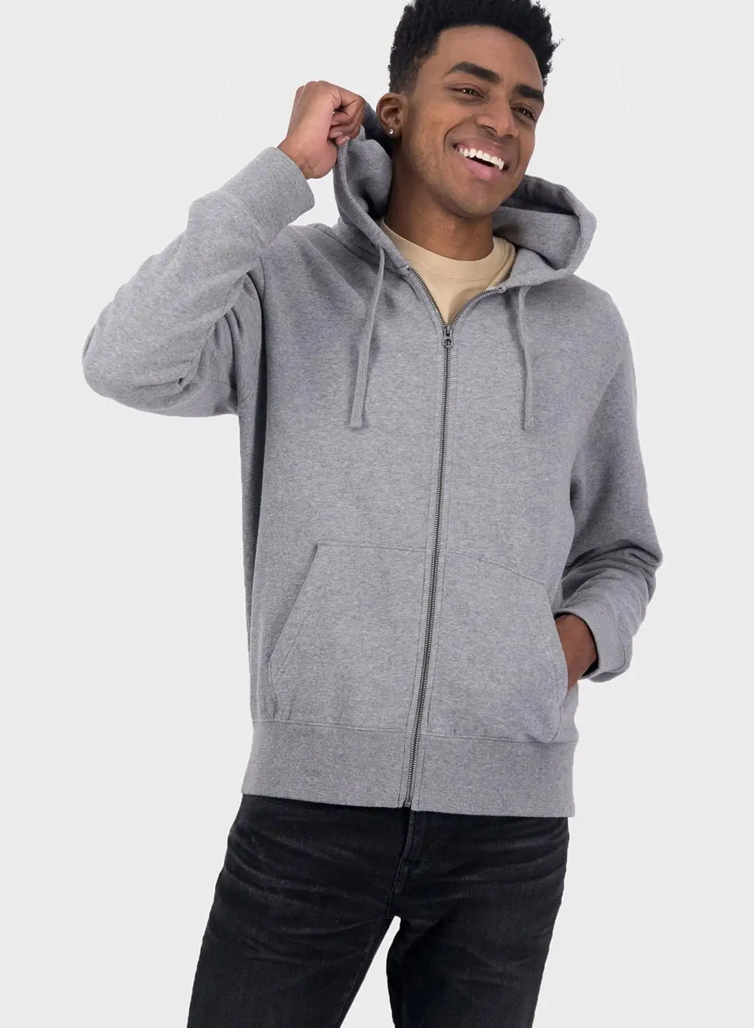 American Eagle Essential Zip Through Hoodie