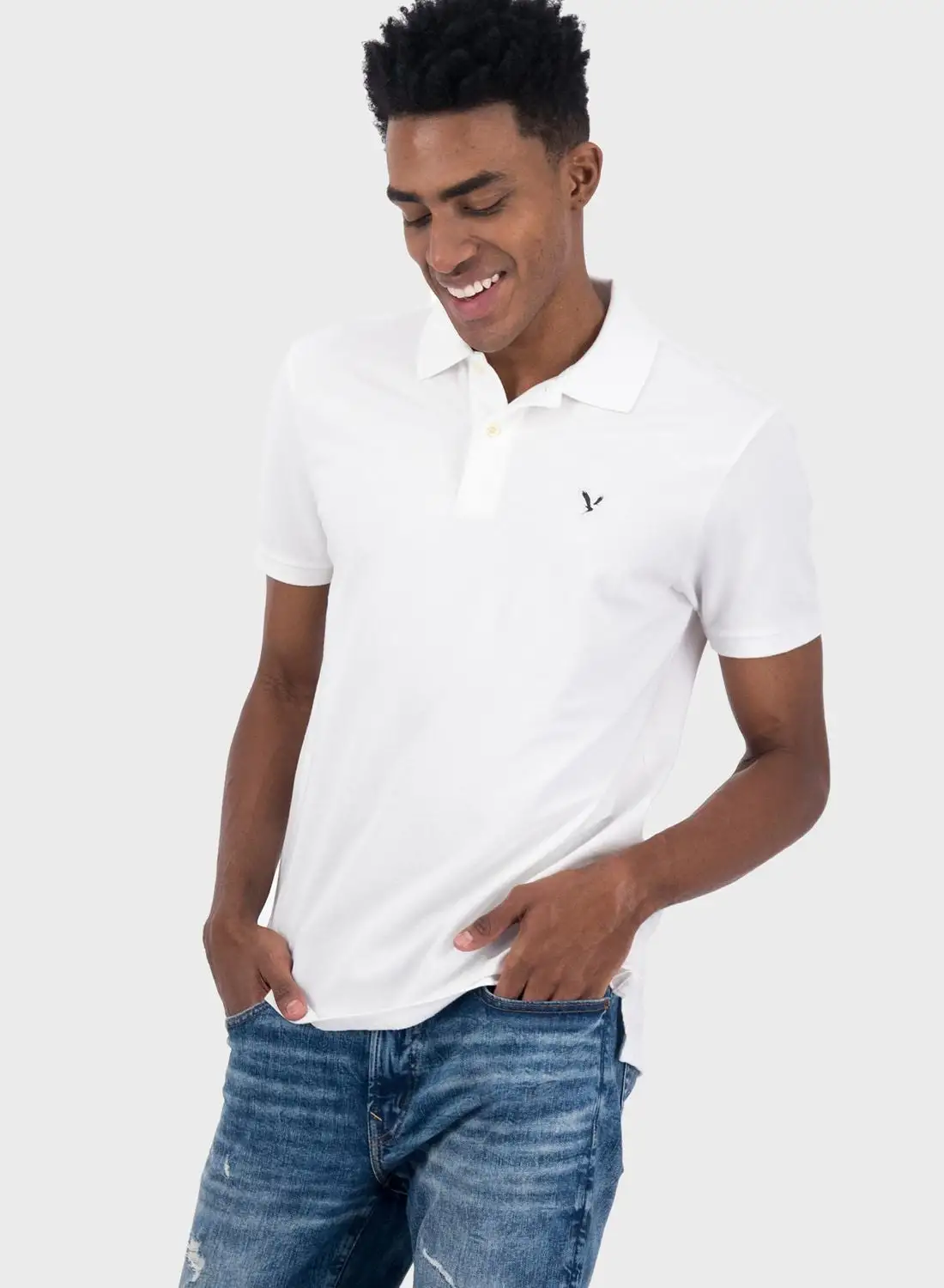 American Eagle Logo Polo