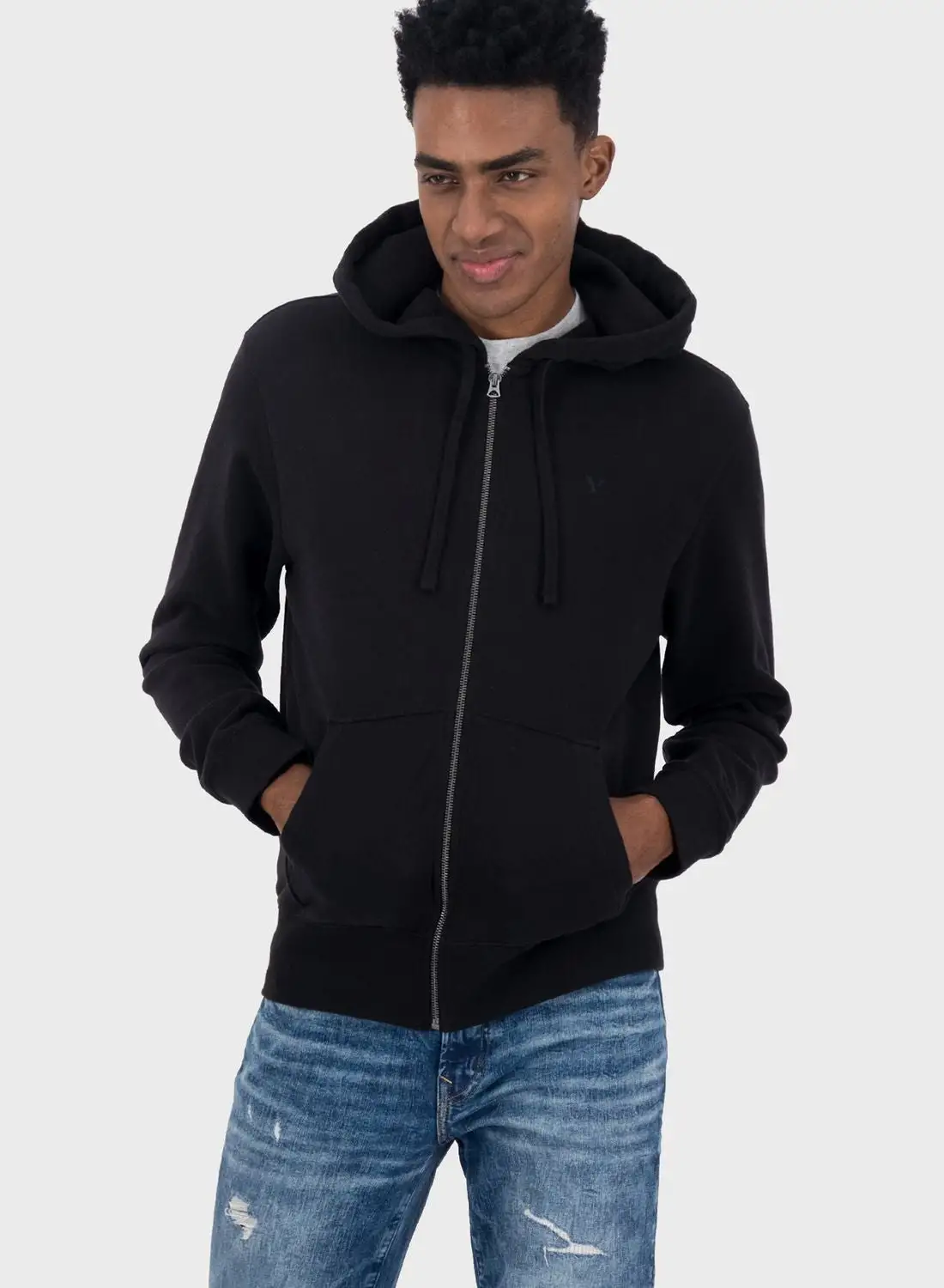 American Eagle Zip Through Hoodie