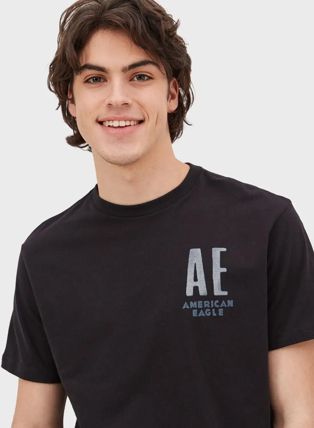 American Eagle Logo Crew Neck T-Shirt