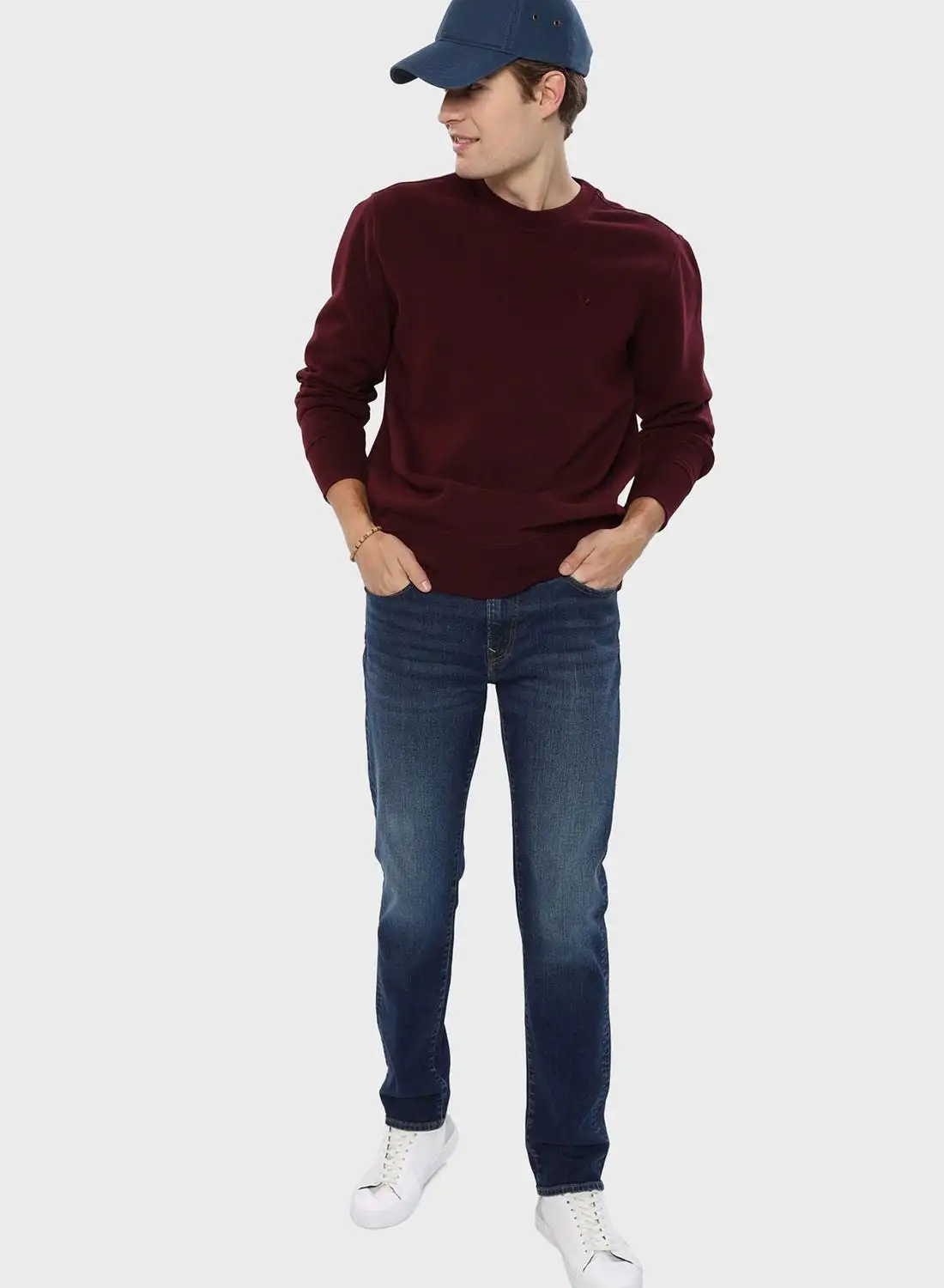 American Eagle Essential Crew Neck Sweatshirt