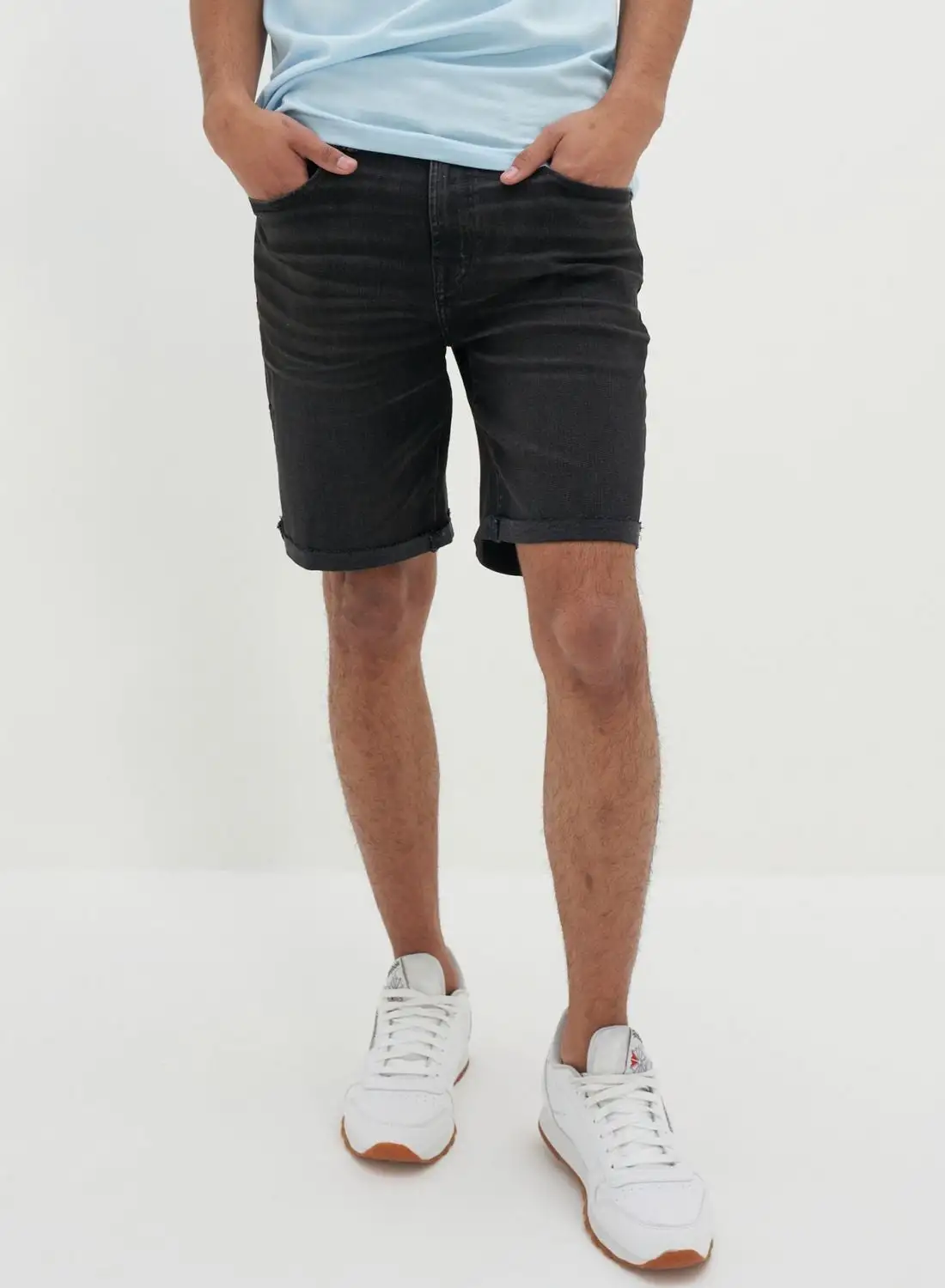 American Eagle Rinse Wash Denim Shorts