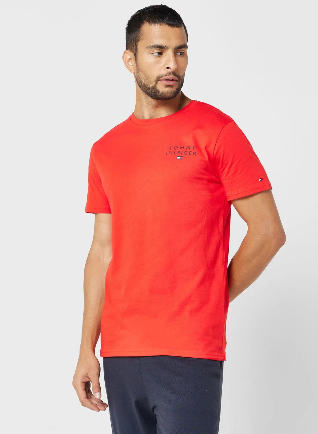 TOMMY HILFIGER Logo Crew Neck T-Shirt