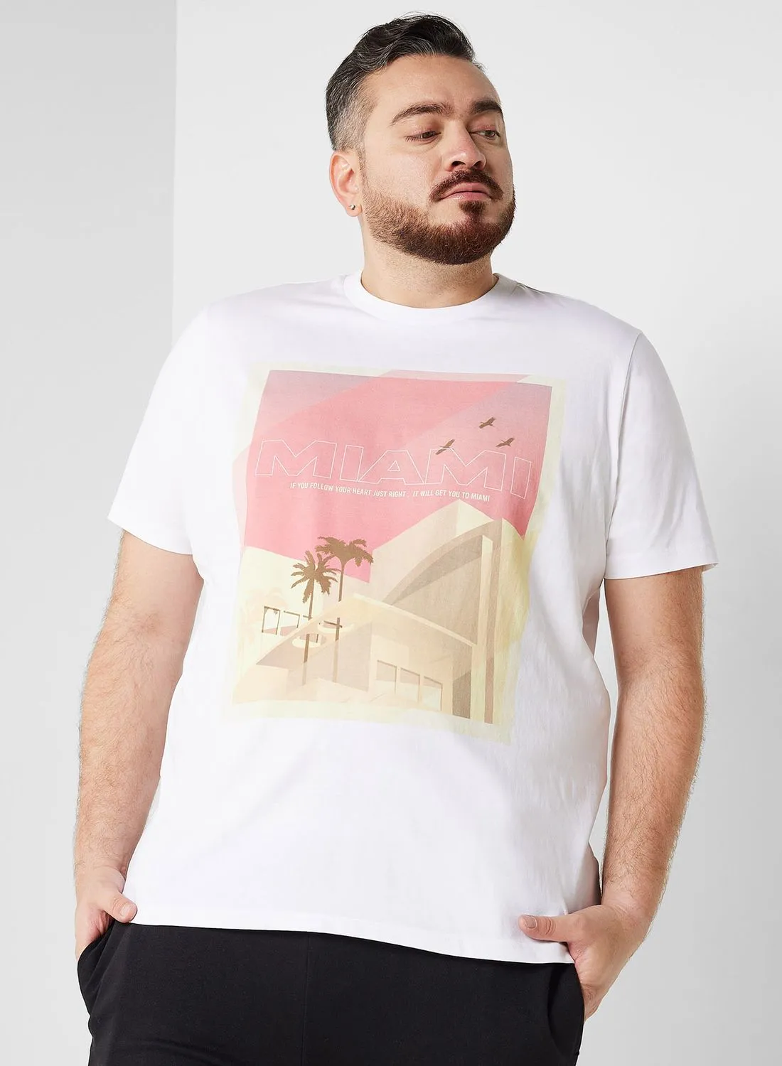 Seventy Five Plus Size Graphic T Shirt