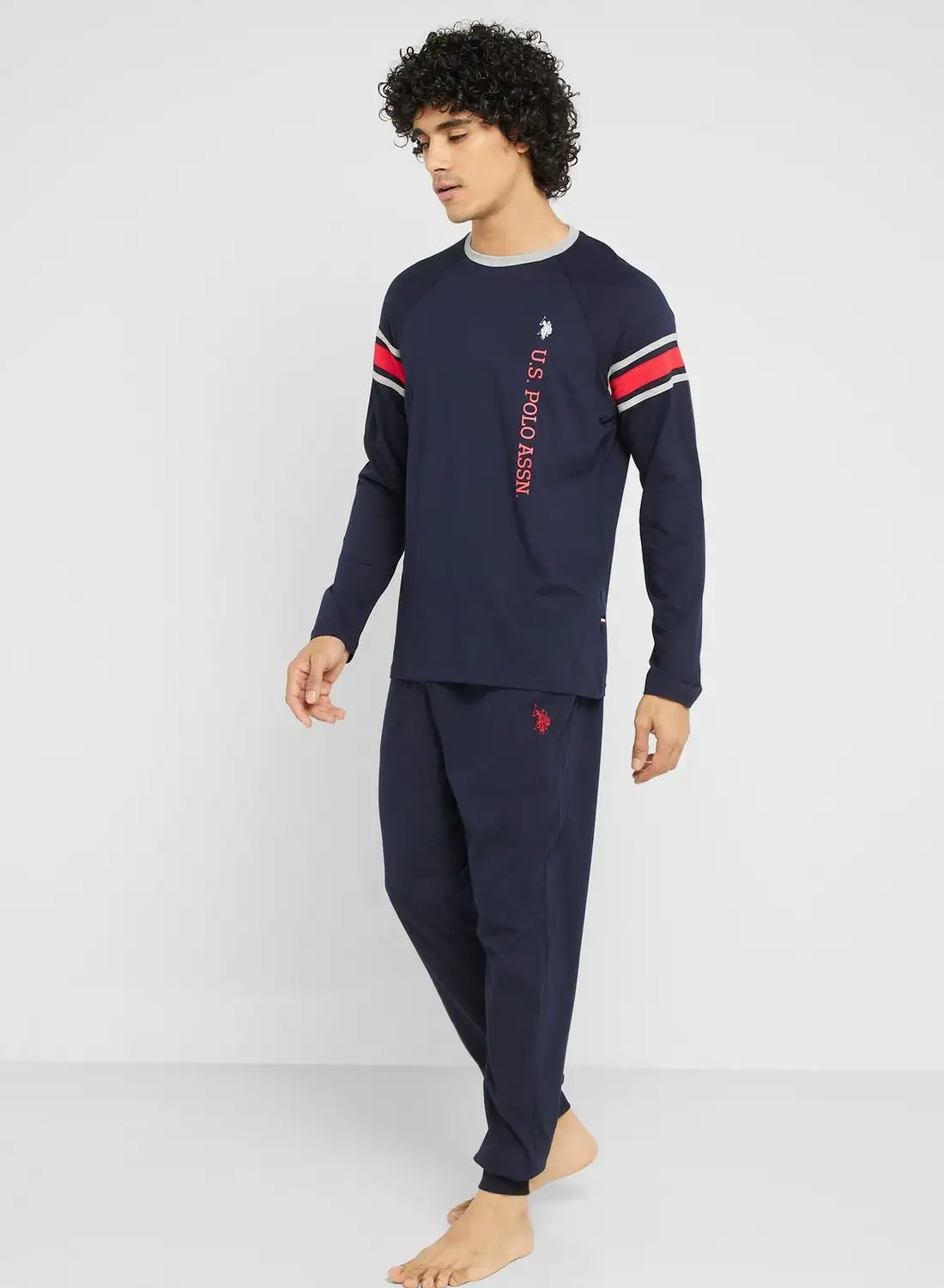 U.S. Polo Assn. Crew Neck T-Shirt Pyjama Set