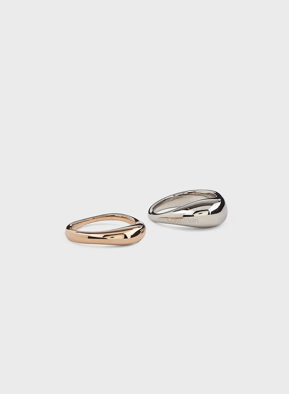 CALVIN KLEIN Simple Silver Chunky Ring