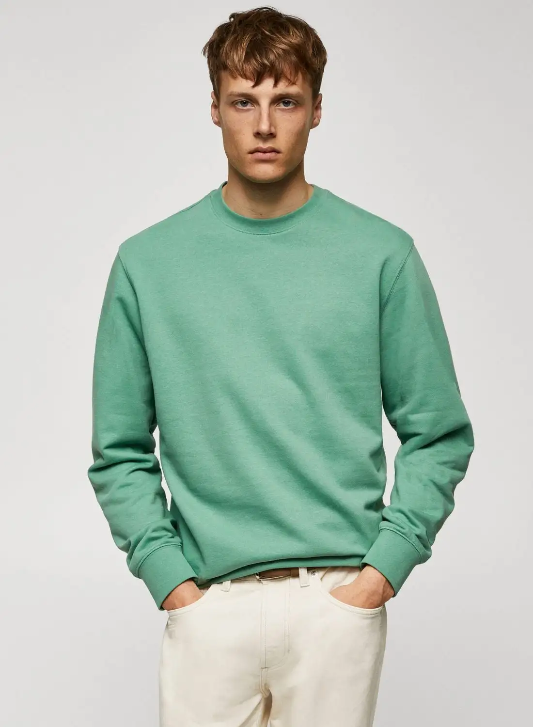 Mango Man Essential Nole Crew Neck Sweatshirt