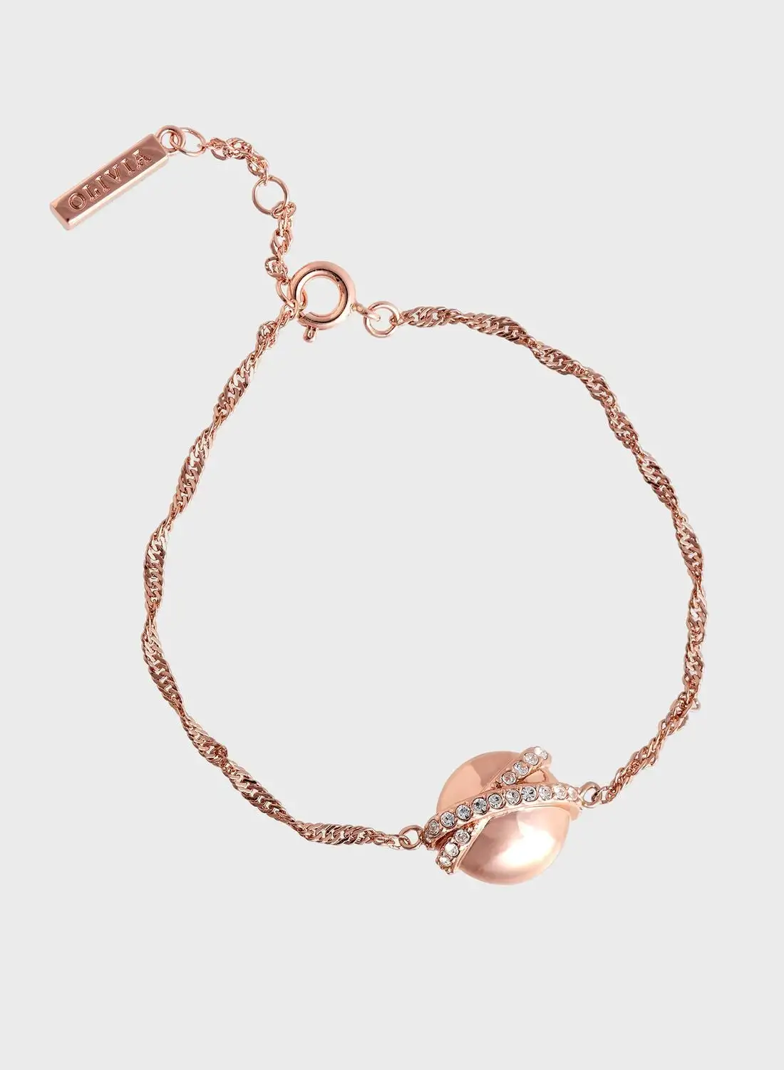 OLIVIA BURTON Brass Hand Chain Bracelet