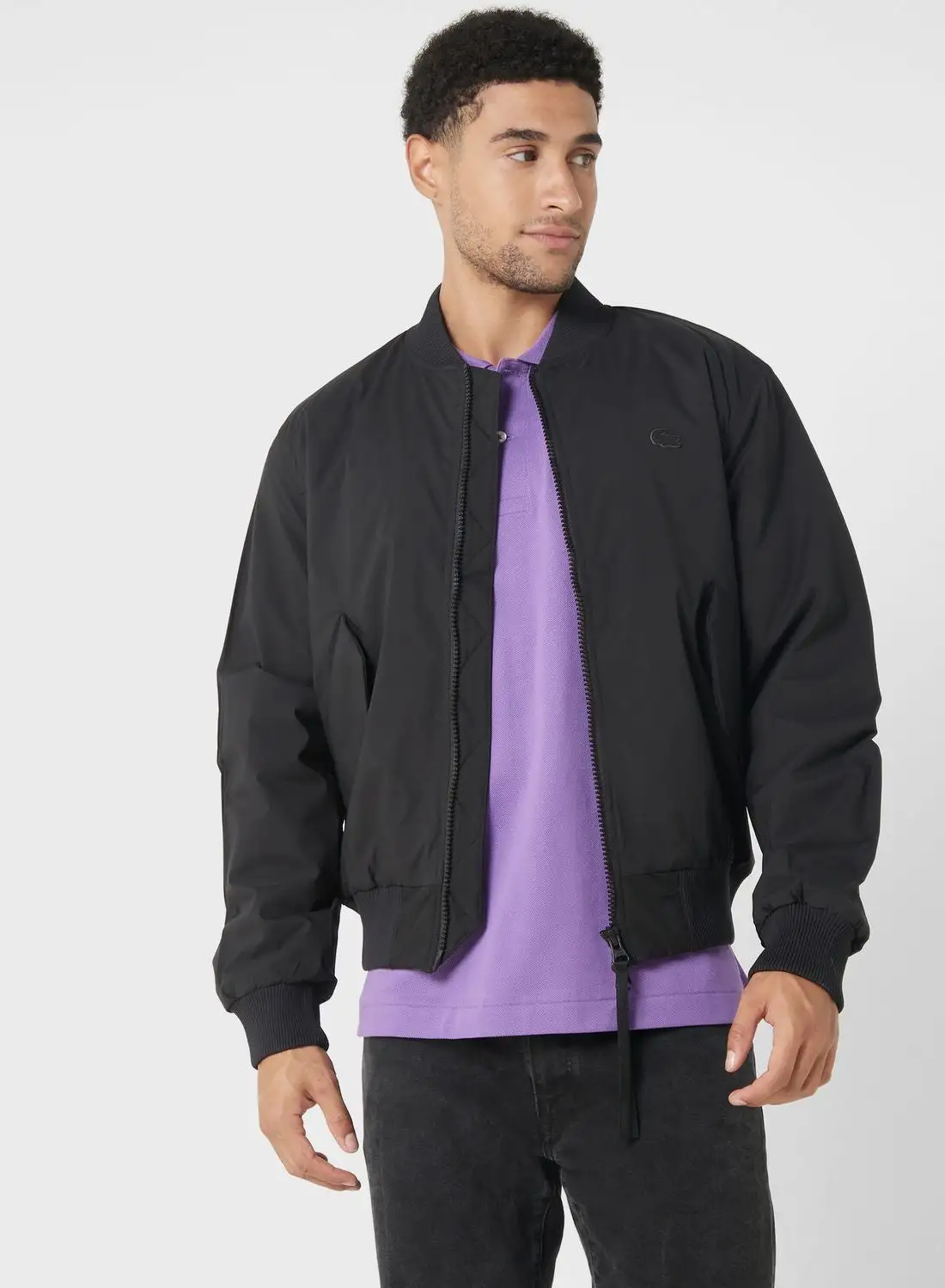 LACOSTE Logo Zip Through Jacket