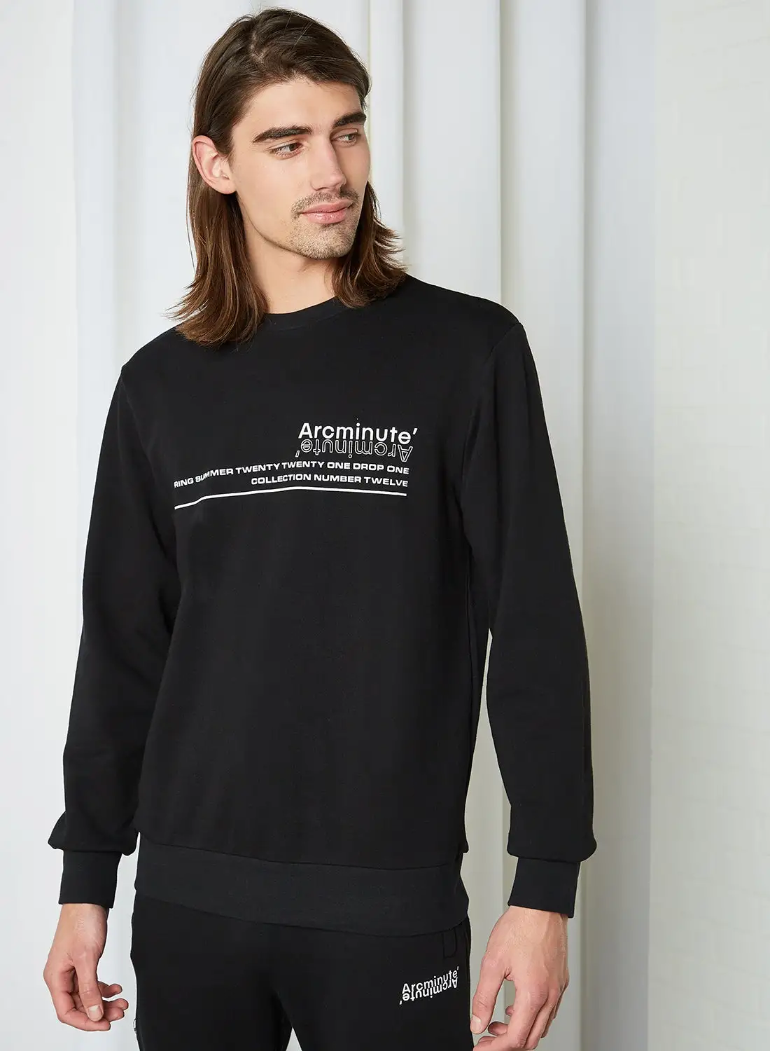 Arcminute Logo Sweatshirt Black