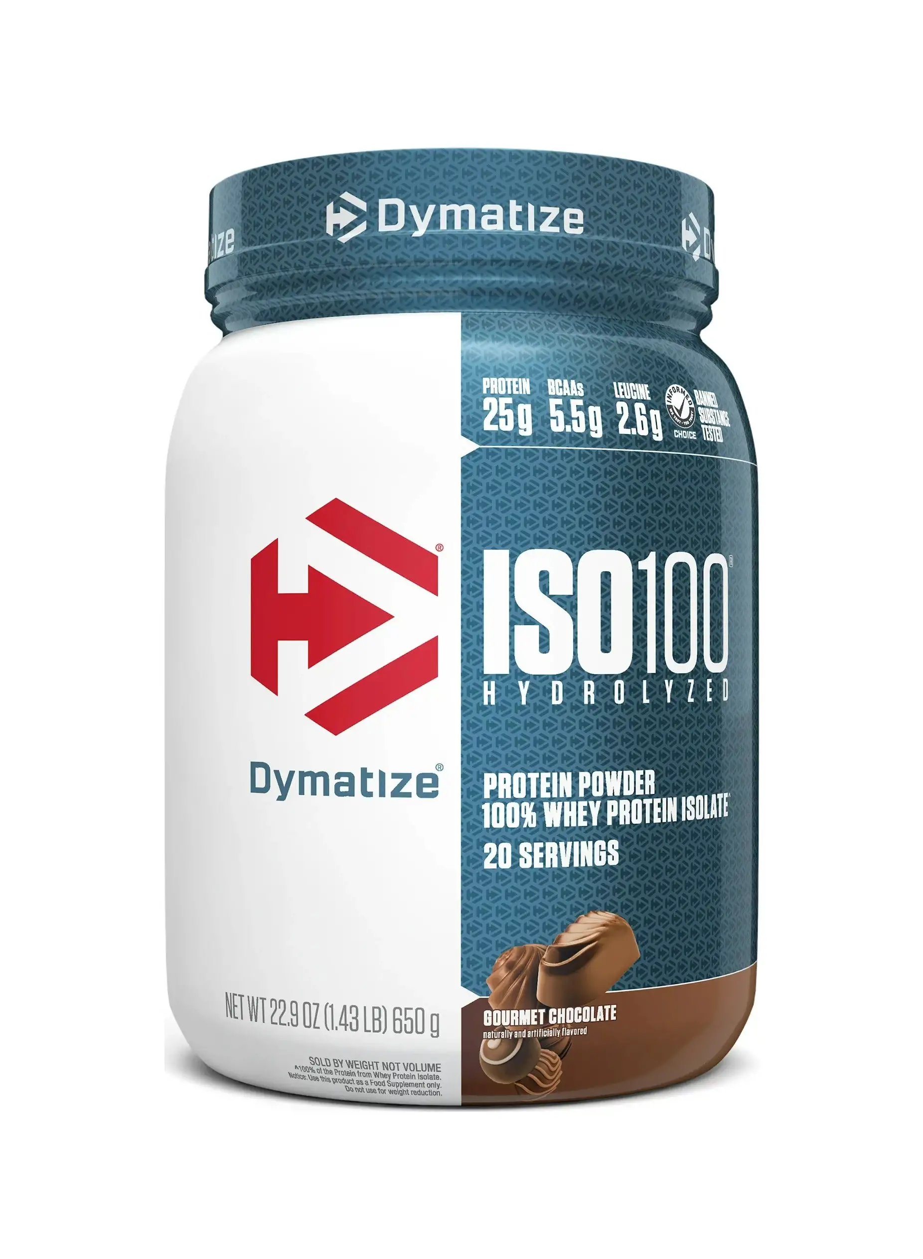 Dymatize ISO 100 Gourmet Chocolate 650 gm, 20 Servings