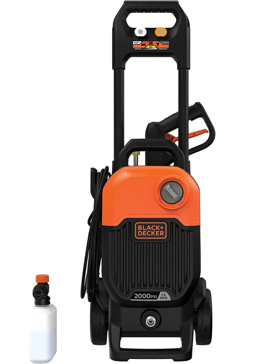 BLACK+DECKER Pressure Washer High Performance 150 Bar/2175 PSI Pressure Washer Ideal For Home, Garden Car BEPW2000-B5