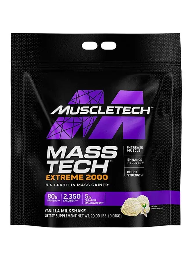 MuscleTech MuscleTech Mass Tech Extreme 2000 Vanilla Milkshake 20lbs US (RB)