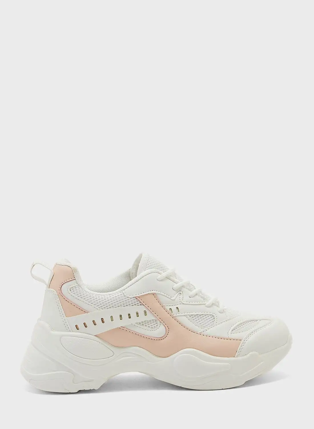 Ginger Colour Detail Chunky Sneaker