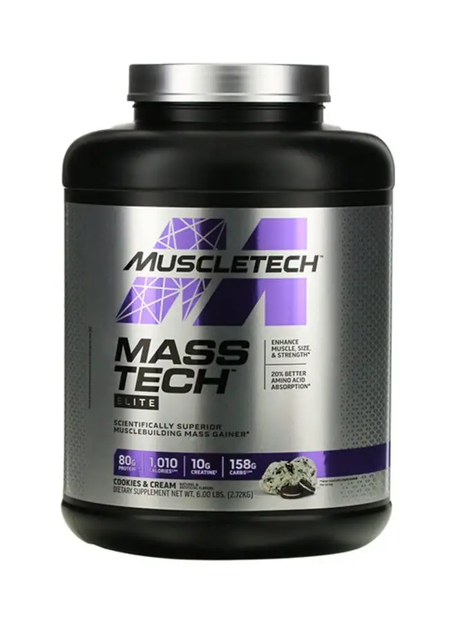 MuscleTech MuscleTech Mass Tech Elite Cookies and Cream 6lbs US (RB)