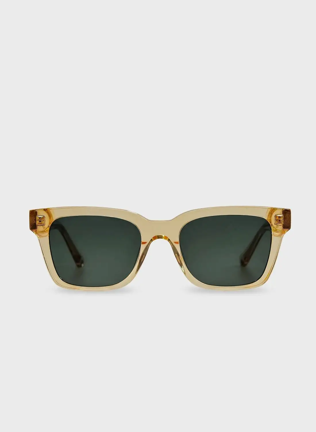 النظارات الشمسية MESSYWEEKEND Champagne Dean Wayfarers