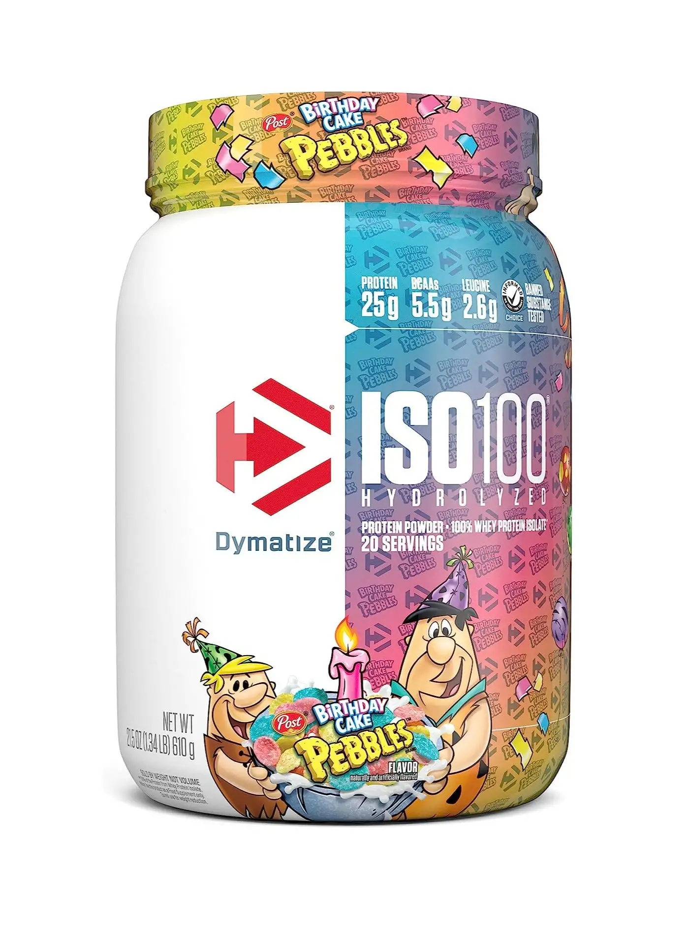 Dymatize Iso 100 20 Serving Birthday Cake  610 Gm