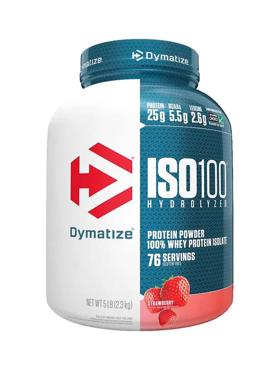 Dymatize Iso100 Strawberry 5 Lb