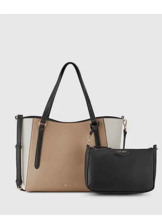 NINE WEST Top Handle Zip Over Tote