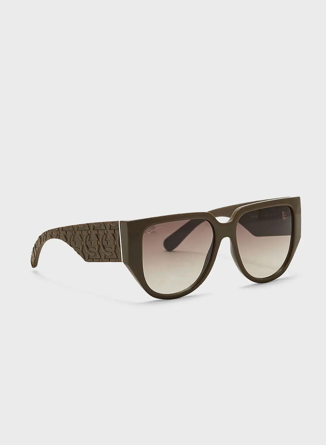 Salvatore Ferragamo Tea Cup Shape Sunglasses