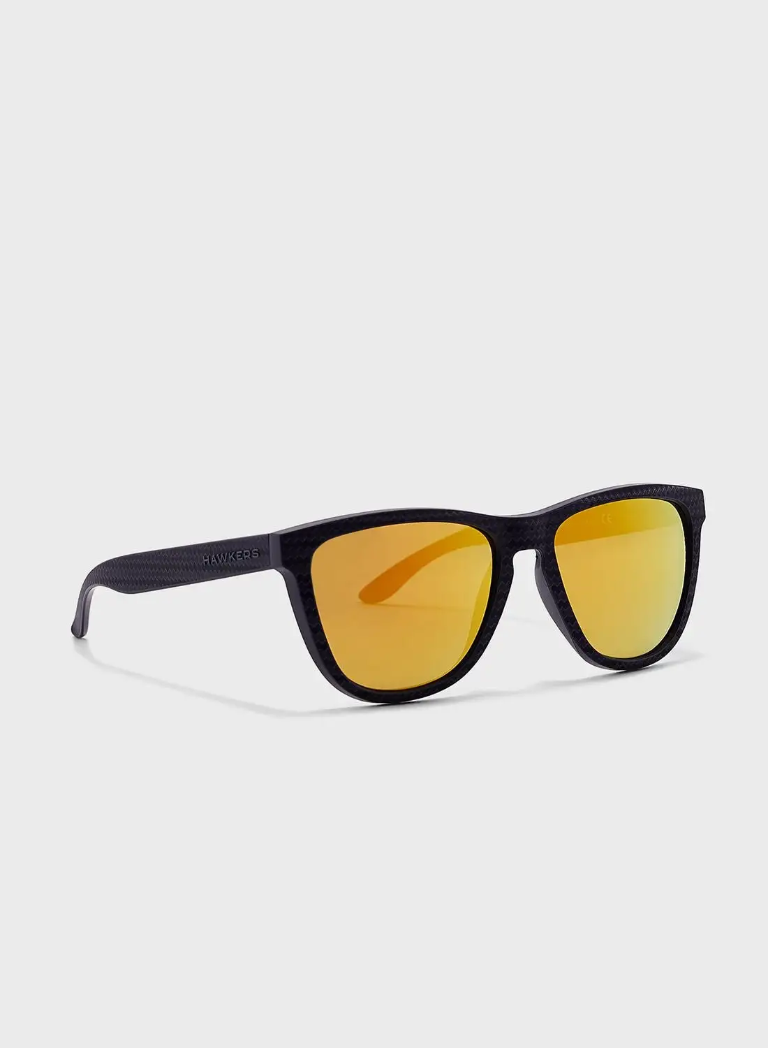 HAWKERS One Raw Carbon Fiber  Wayfarer Sunglasses