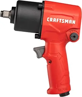 Craftsman CMXPTSG1004NB ½-in 400 ft-lbs Air Impact Wrench, Red and Black