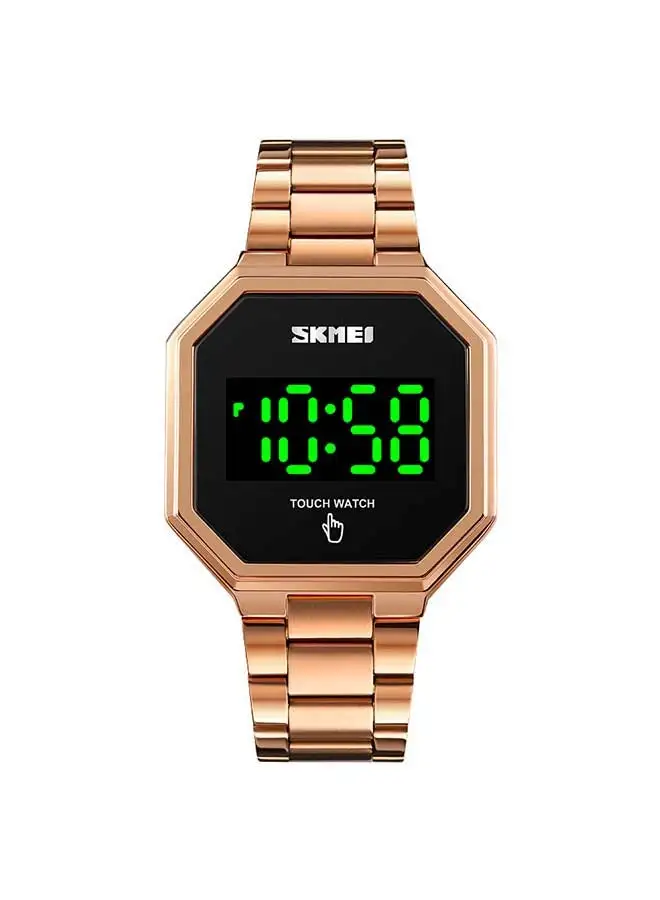 SKMEI Men's 1696 Led Touch  Waterproof 30M Digital Stainless Steel