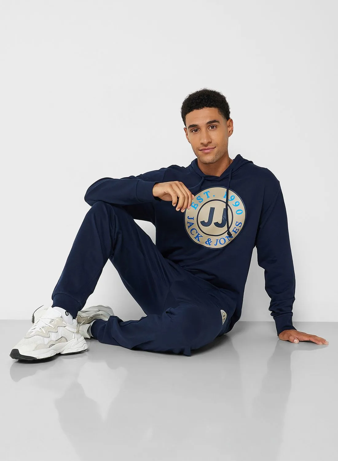 JACK & JONES Logo Hoodie & Sweatpants Set