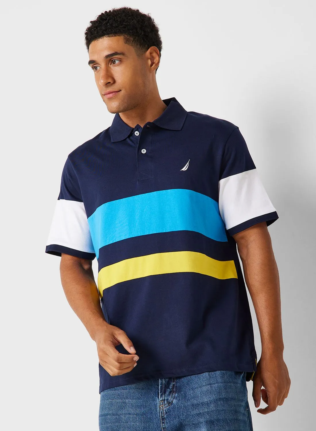 NAUTICA Dexter Color Block Polo