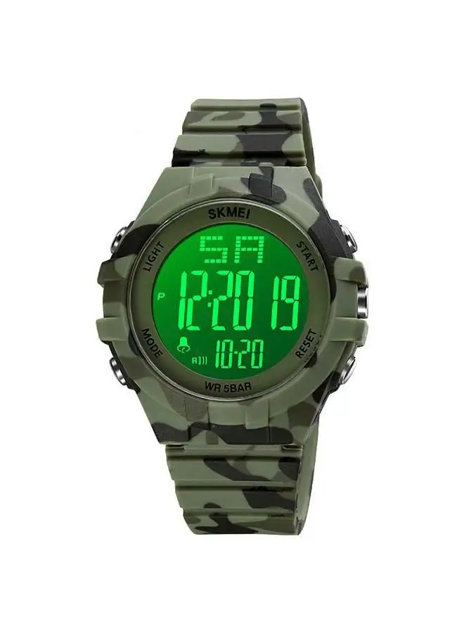 SKMEI Men's 1715 Army Style Waterproof Silicone Band Sport Wristwatch