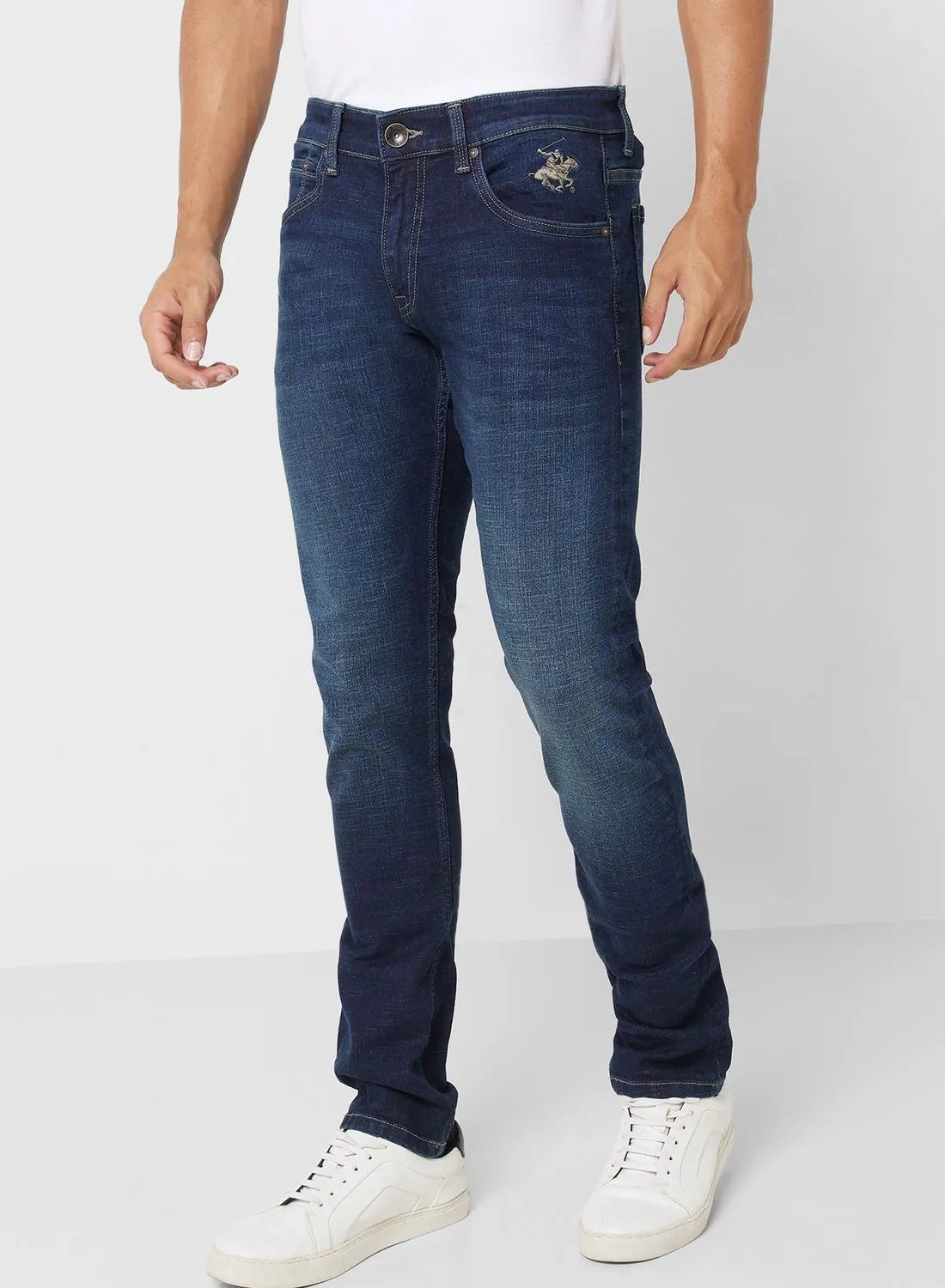 bhpoloclub Mid Wash Skinny Fit Jeans