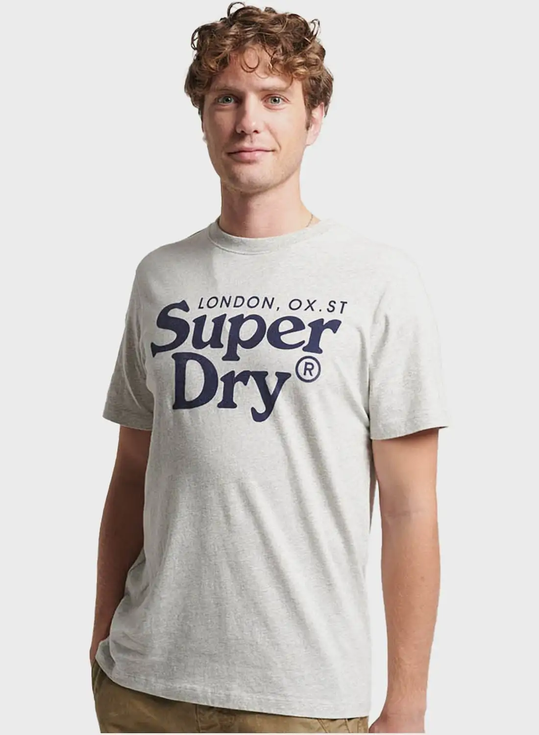 Superdry Text Printed Crew Neck T-Shirt