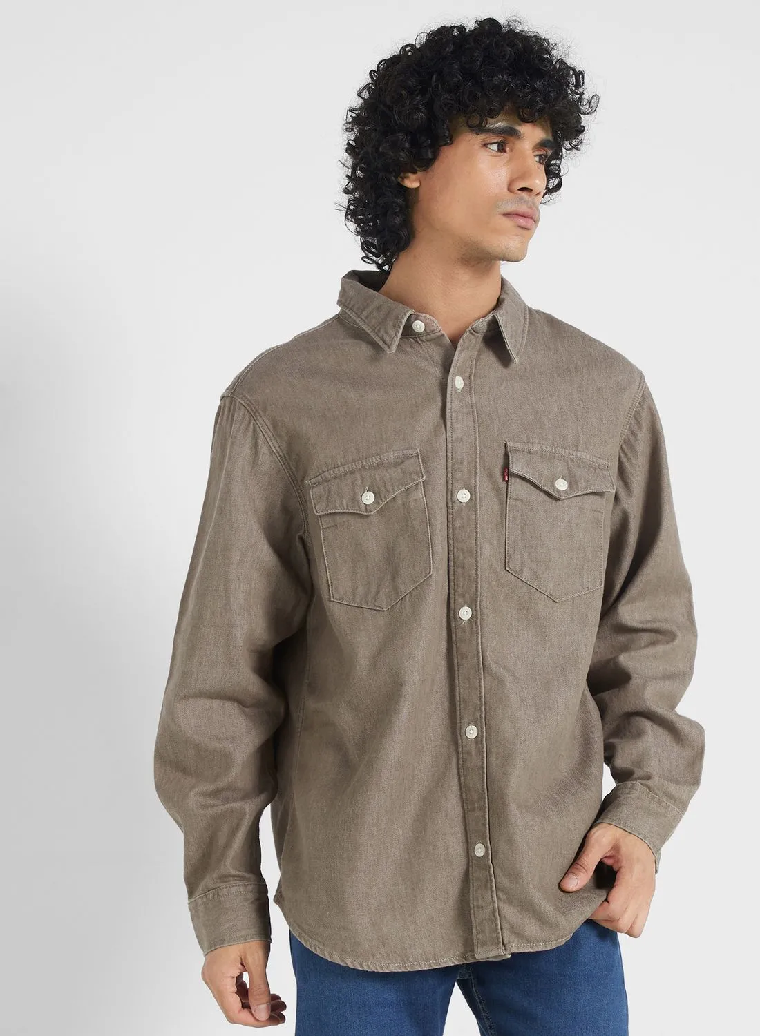 Levi's Double Pocket Detailed Regular Fit Shirt