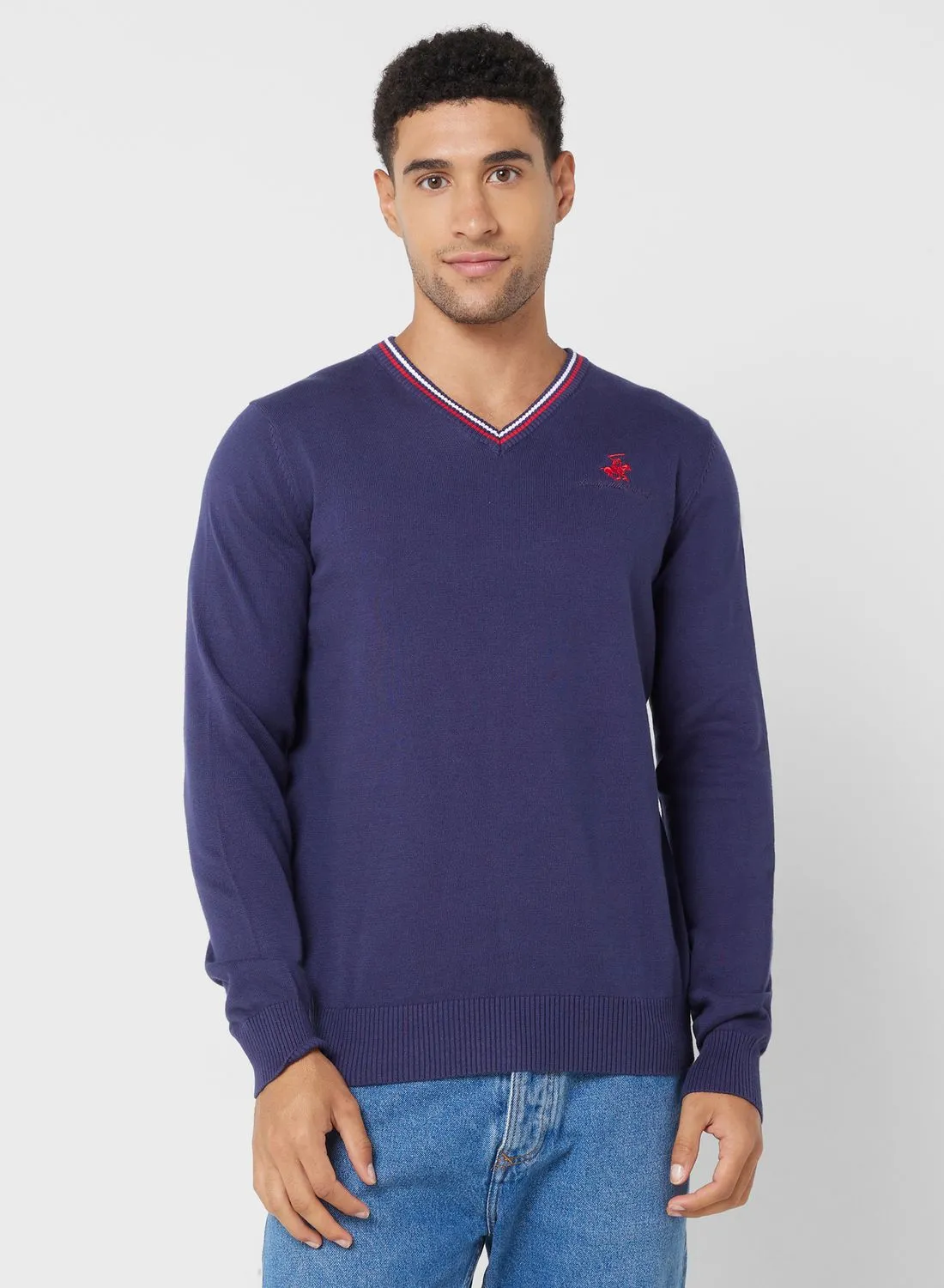 bhpoloclub Essential V-Neck Sweater