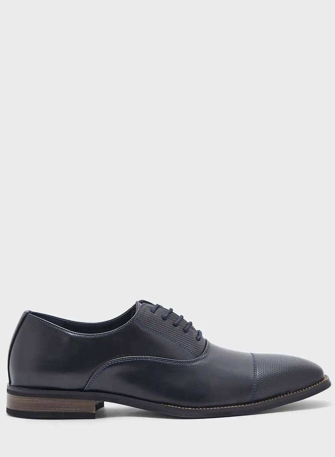 Robert Wood Perforated Toe Cap Oxford Lace Ups